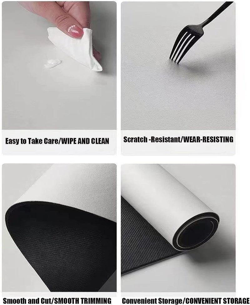 MVM Enterprise Bathroom MatDoor mat Door Mat Rubber NonSlip Quick Dry Rugs Fit Under Door Super Absorbent Thin Fashion Washable Oval Floor Bath Mat for Bathroom Bathtub Shower and Sink - Image 4