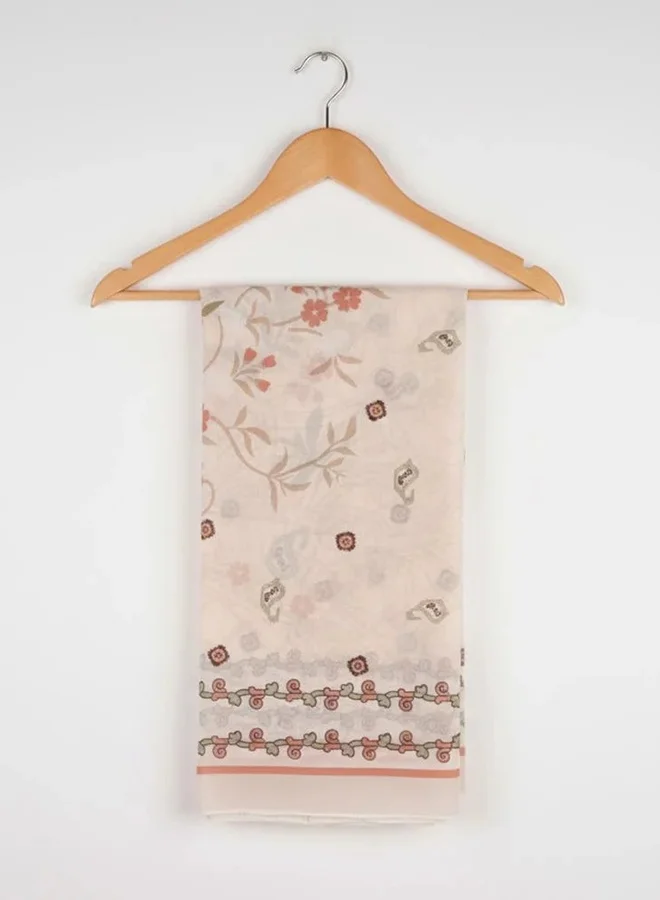 عبايات لمحة طرحة روز آرت – شيفون بنقشة فنّية بتدرجات الروز