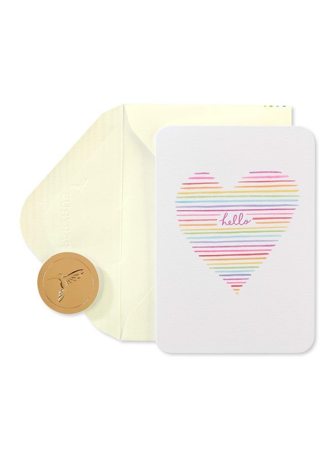 Papyrus Blank Cards With Envelopes Heart (14Count) - Image 1