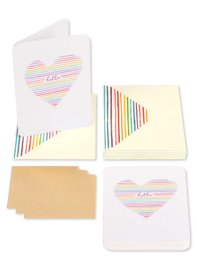 Papyrus Blank Cards With Envelopes Heart (14Count) - Image 2