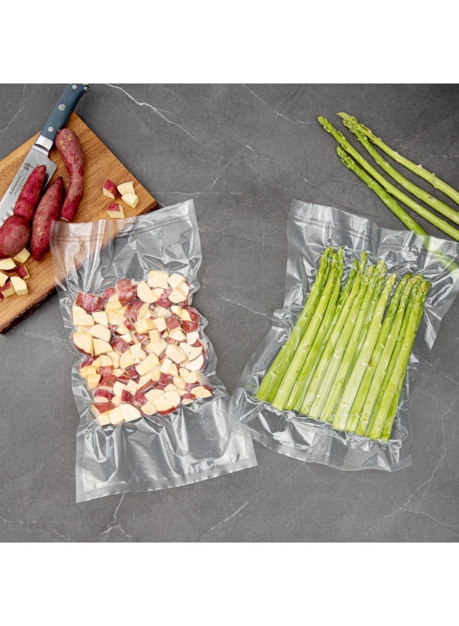 Restaurantware Fresh Hero 18 x 10 Inch Vacuum Sealer Bags, 1000 Food Storage Bags - 3 mil Thick, Microwavable, Clear Plastic Sous Vide Bags, Freezable, For Storing Food Or Sous Vide Cooking  - Image 4