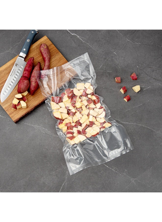 Restaurantware Fresh Hero 18 x 10 Inch Vacuum Sealer Bags, 1000 Food Storage Bags - 3 mil Thick, Microwavable, Clear Plastic Sous Vide Bags, Freezable, For Storing Food Or Sous Vide Cooking  - Image 3
