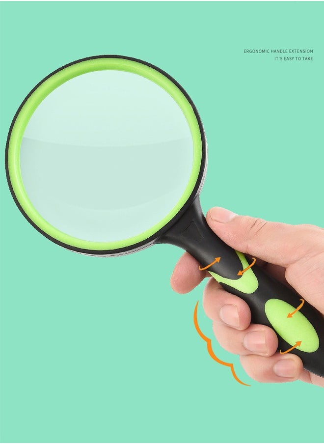 2 Piece 10X Magnifying Glass Magnifier with Non-Slip Rubber Handle for Seniors Reading and Kids Nature Exploration - pzsku/ZD6AEA7806EA96197D712Z/45/_/1705073649/b46f6908-7faf-4c5f-ac84-aefb8e02398b