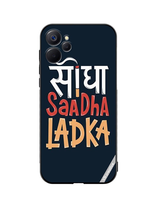 VR CREATIVE Protective Case Cover For Realme 9i 5G Seedha Sadha Ladka Design Multicolour - Image 1