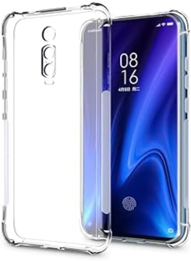 Generic - Dl3 Mobilak Case Compatible with Xiaomi Mi 9T/Mi9T Pro/Redmi K20/RedmiK20 Pro, Cover Silicone Transparent TPU Gorilla Anti-shock Protector Camera Shockproof Corners - Clear - Image 1