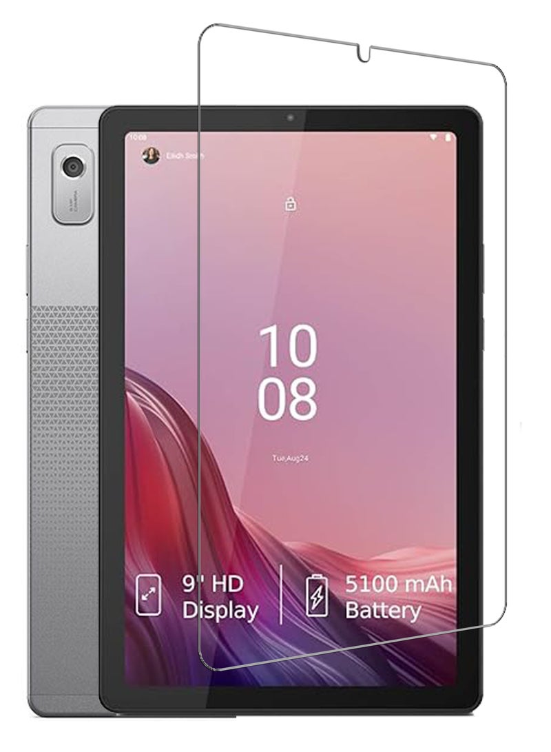 For Lenovo Tab M9- 9.0 Inch - Premium Tempered Glass Anti-Scratch, Smudge Proof Easy Installation Screen Protector Guard - Image 1
