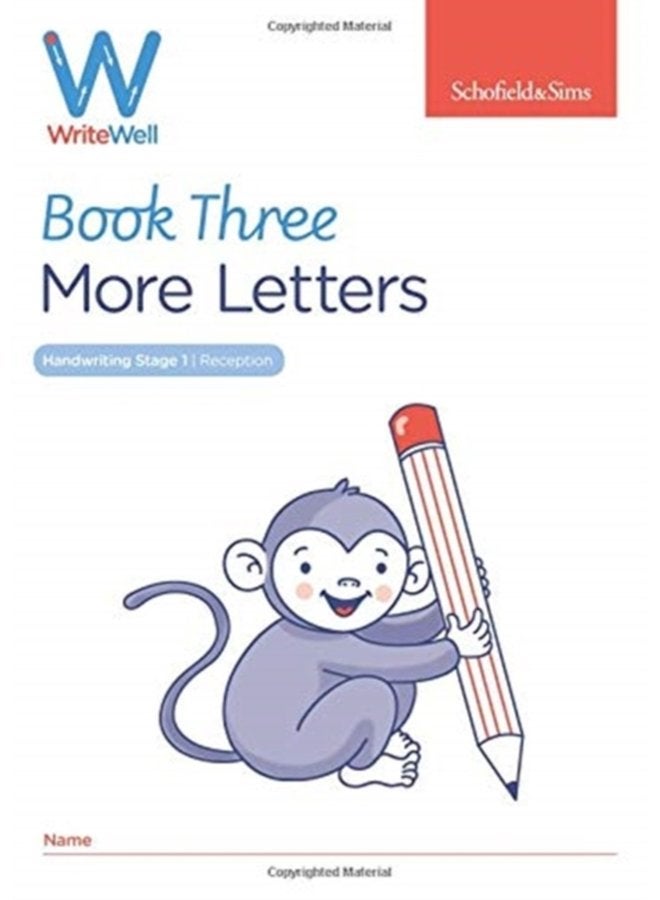 WriteWell 3 More Letters Early Years Foundation Stage Ages 4 5 - Paperback