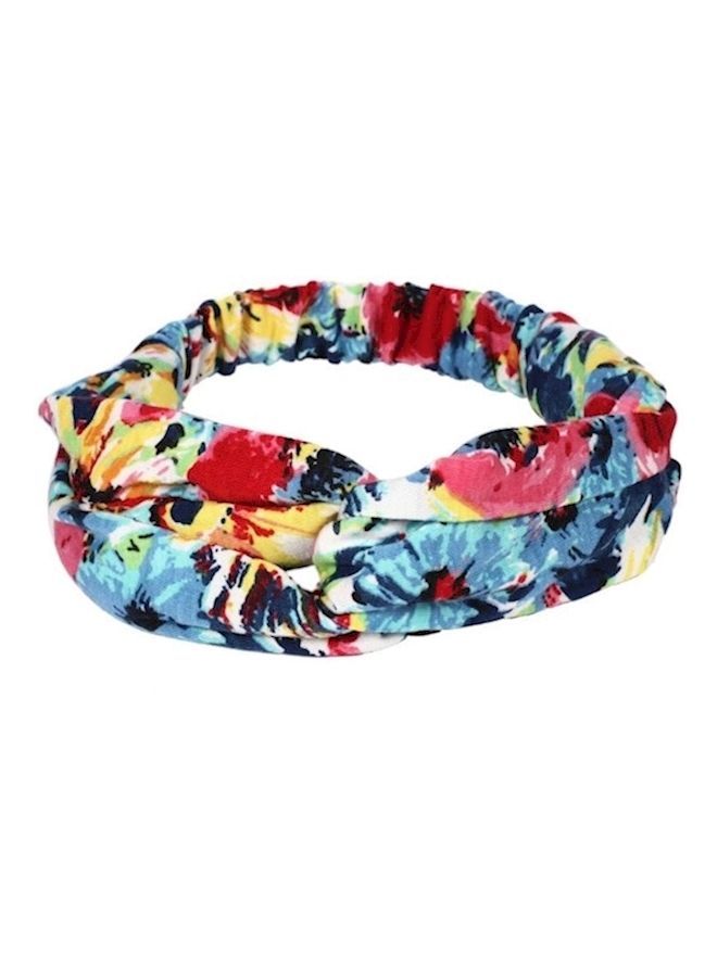 نيبمينينت ربطة رأس مزينة بطبعة زهور متعدد الألوان