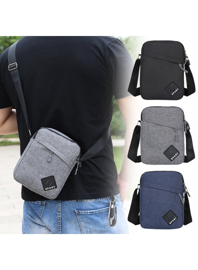 Messenger Bag Men's 20 Business Travel Unisex Small Square Bag OxFord Shoulder Bag Portable File Bag Wholesale-Color:Blue - Image 2