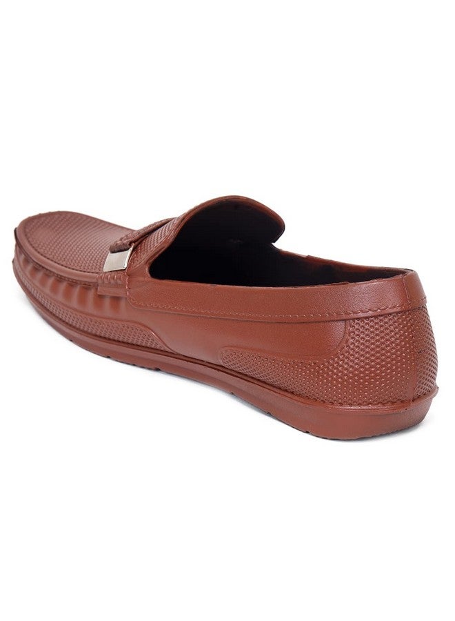 AJANTA Mens Copper Casual Loafer - Image 3