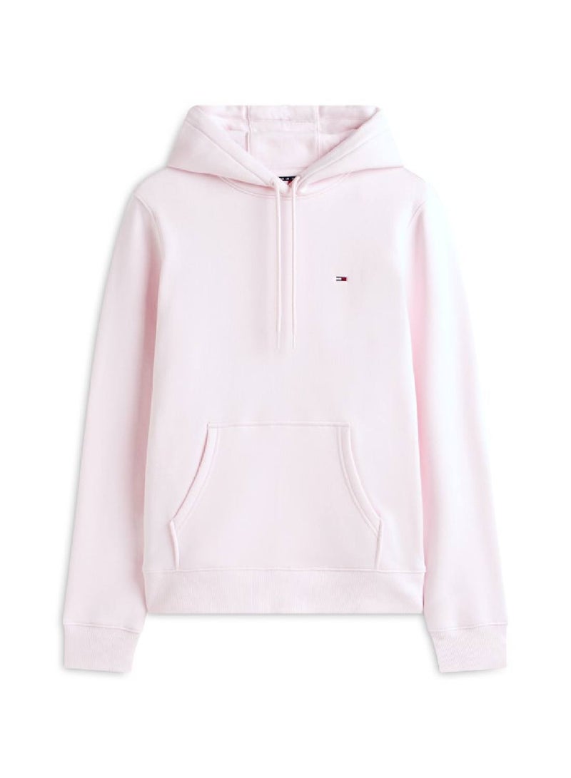 TOMMY JEANS Flag Embroidery Fleece Drawstring Hoody - Image 4