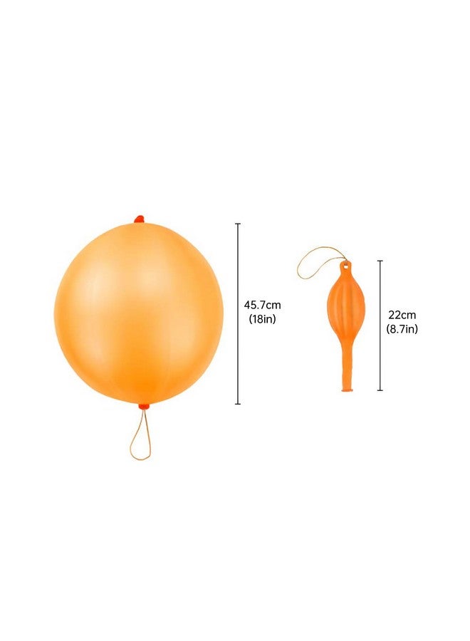RUBFAC 36 Punch Balloons Punching Balloon Heavy Duty Party Favors For Kids, Bouncy Balls With Rubber Band Handle For Birthday Party, Goodie Bag Stuffers - Image 2