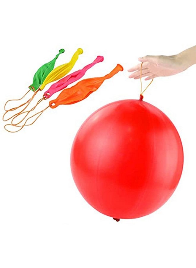 RUBFAC 36 Punch Balloons Punching Balloon Heavy Duty Party Favors For Kids, Bouncy Balls With Rubber Band Handle For Birthday Party, Goodie Bag Stuffers - Image 4