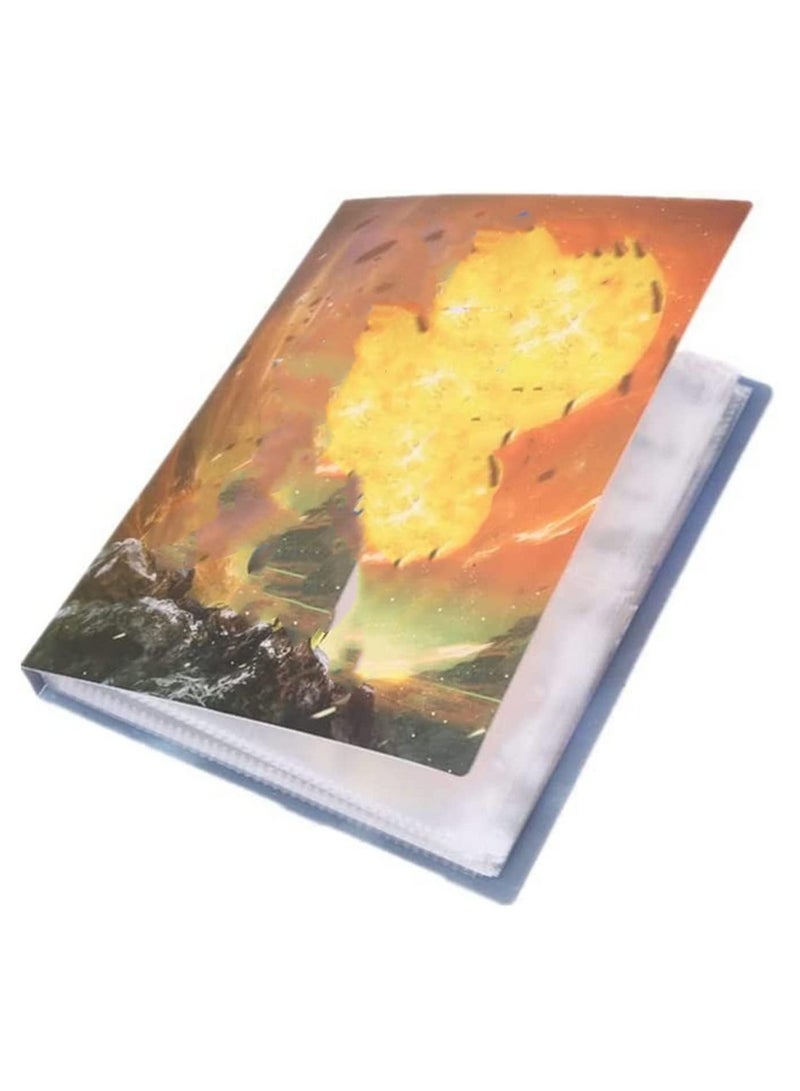 4 Pocket 120 Card Album Book Anime Map Game Cards Collection Holder Binder Folder Top Toys Gift for Kids Boys Girls - Image 3