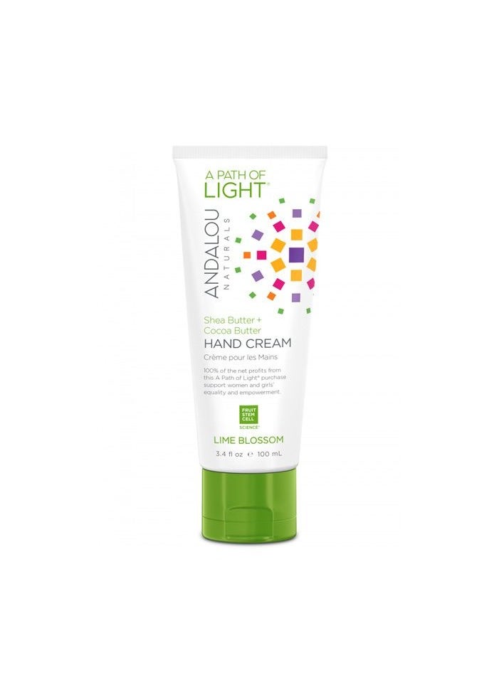 Andalou Natural Andalou Lime Blossom Hand Cream 100ml  - Image 1