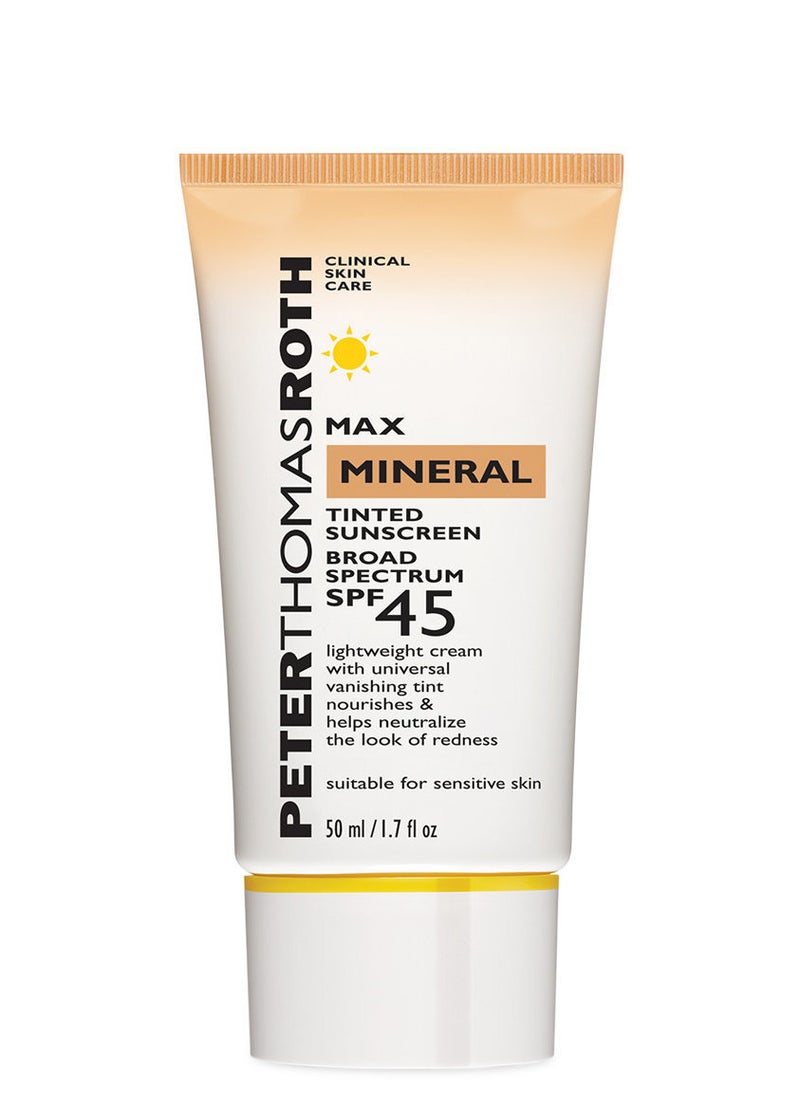 PETER THOMAS ROTH - Max Mineral Tinted Sunscreen Broad Spectrum SPF 45 50ml - Image 1
