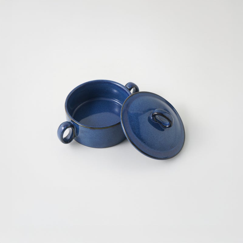 La Mesa 2pcs stoneware mini bowl set, blue 13*8.9*4 cm - Image 3