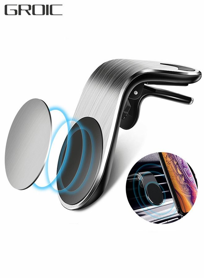 Magnetic Car Phone Holder,360° Rotation Magnetic Car Holder Fit for All Phones,Vehicle mount Car Holder,Magnetic Mobile Holder for Car Accessories