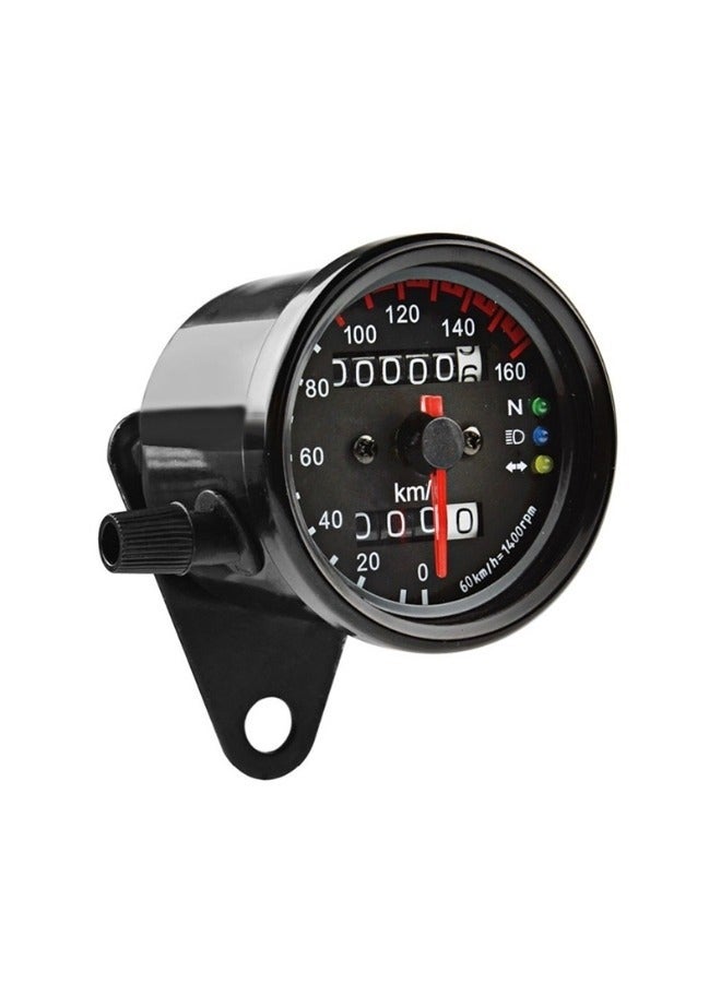 Universal Motorcycle Speedometer, Digital Motorcycle Tachometer, Signal Dual Digital Display, Suitable for All Motorcycles of DC 12V - Image 1