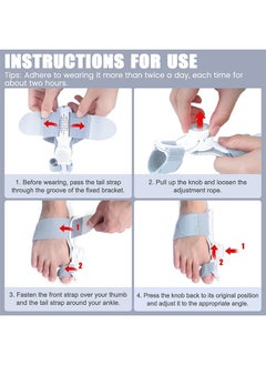 Unik Bunion Corrector Adjustable, Knob Bunion Corrector for Women and Men Big Toe,Orthopedic Toe Straightener Suitable for Left and Right Feet  - Image 5