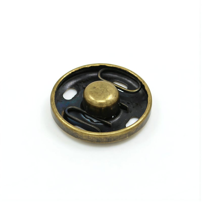 Metal Sewing Snap Buttons 10mm Round Brass Press Fasteners Clothing Accessories 72 - Image 2