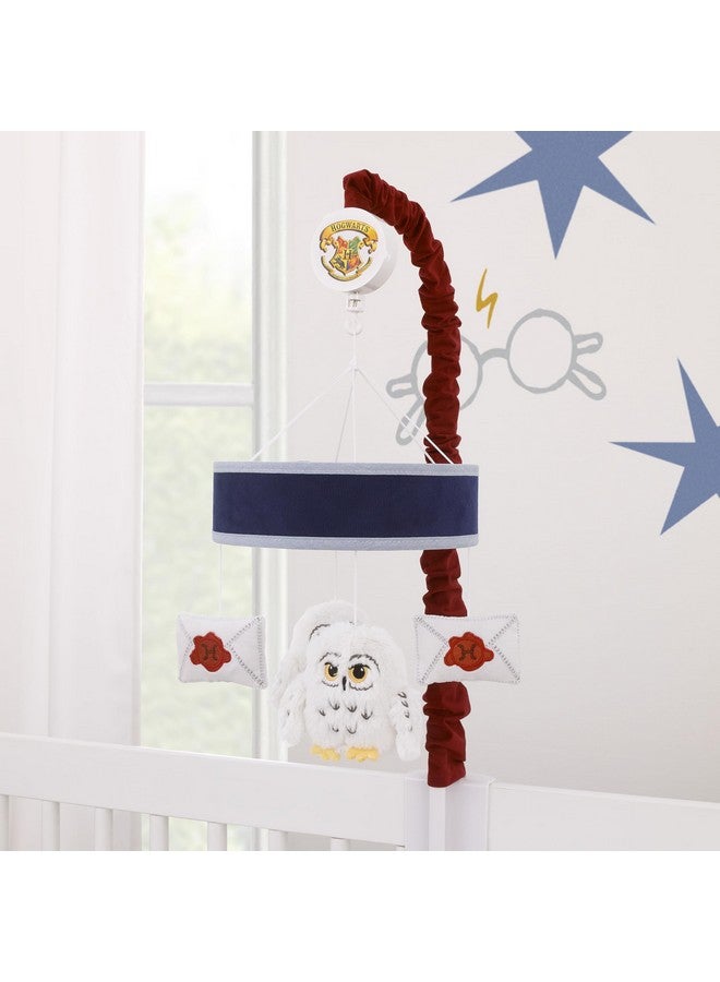 NoJo Warner Brothers Harry Potter Welcome Little Wizard Navy, White, and Burgundy, Hedwig and Letters Musical Mobile - Image 2