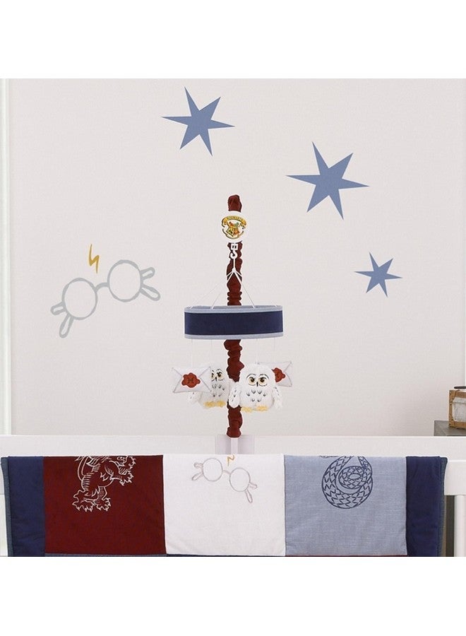 NoJo Warner Brothers Harry Potter Welcome Little Wizard Navy, White, and Burgundy, Hedwig and Letters Musical Mobile - Image 4