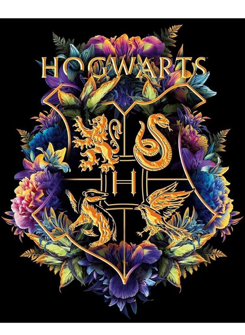 Bukela DIY 5D Diamond Painting by Number Kits 12X16", Kids and Adults Paint Diamonds Full Kit, Painting Cross Stitch, DIY Diamond Art Painting for Wall Decorations (Harry Potter and Hogwarts) - Image 1