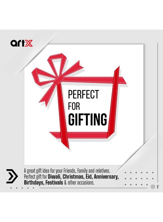 ArtX فن إكس ورق هندي سكون اقتباسات تحفيزية لوحة فنية مؤطرة، متعددة الألوان، تجريدية، 10X13 بوصة، مجموعة من 1 - Image 4