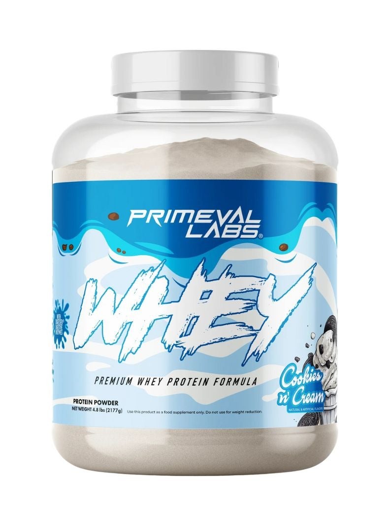 Primeval Labs Primeval Labs Whey Protein 4.8lbs Cookies Cream