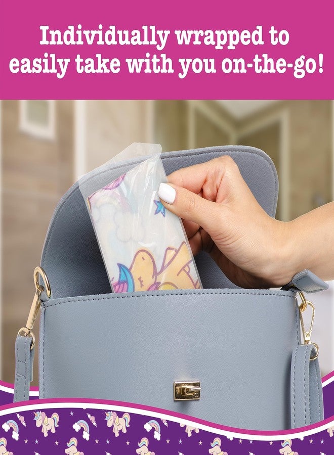 Potty Shields أغطية مقاعد المرحاض القابلة للتصرف (40 حزمة، يونيكورن) - غطاء مرحاض XL مقاوم للماء للأطفال، والكبار - محمول ومغلف بشكل فردي للسفر، تدريب الحمام، دورات المياه العامة - Image 5