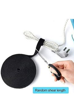 toocki Cable Organizer Tape 5M- Black  - Image 4
