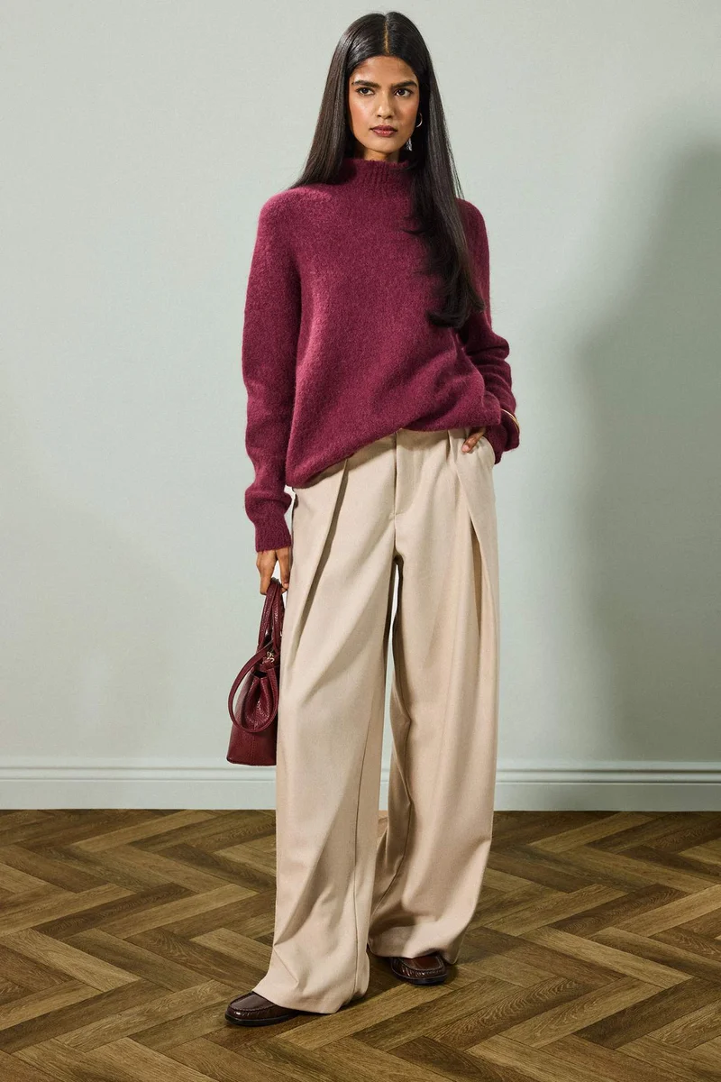 DeFacto Regular Fit Turtleneck Knitwear Pullover