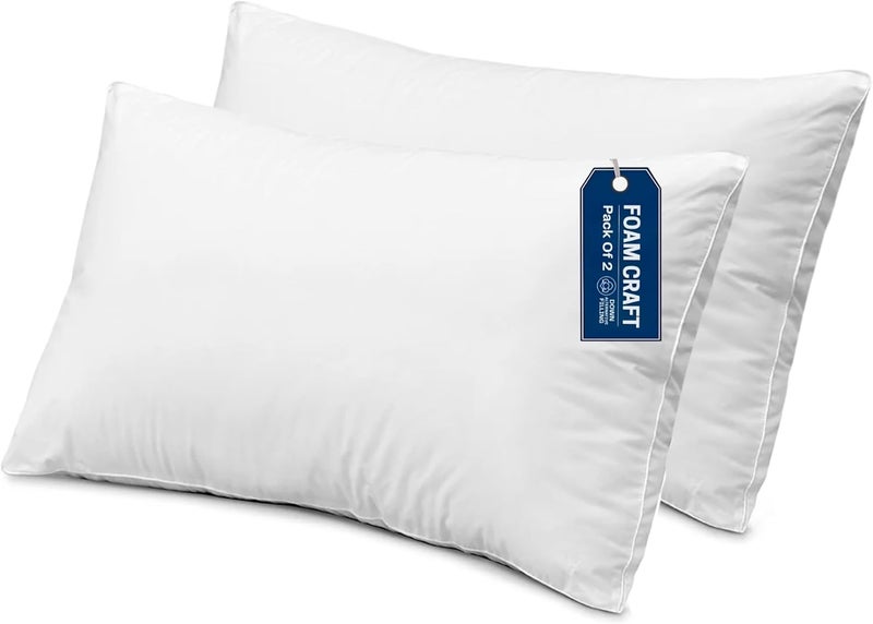 FOAM CRAFT Cushion Inserts for Sofas, Bed Pillows & Chair Cushions - Pack of 2 (40 x 60cm) - Image 1