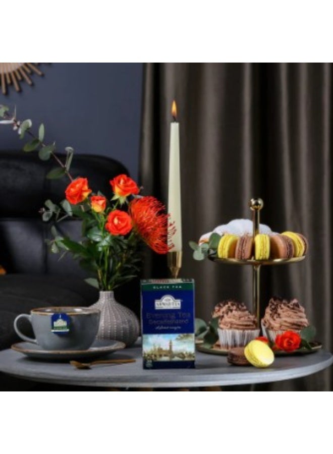 AhmedTea Ahmad Tea Evening Tea Decaffeinated 20 Bags | Smooth & Relaxing Flavor | Perfect for Evening Enjoyment - Image 3