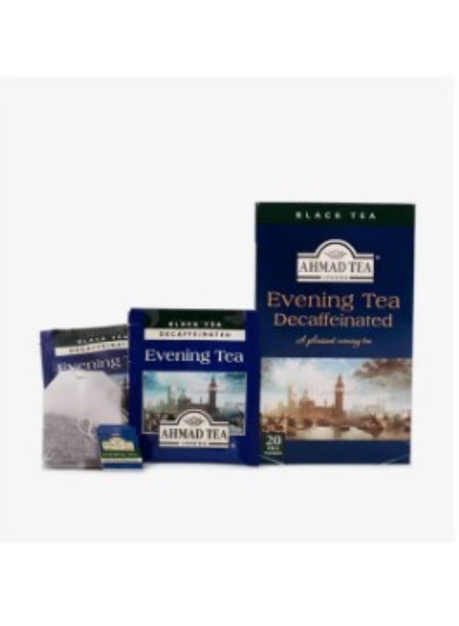 AhmedTea Ahmad Tea Evening Tea Decaffeinated 20 Bags | Smooth & Relaxing Flavor | Perfect for Evening Enjoyment - Image 4