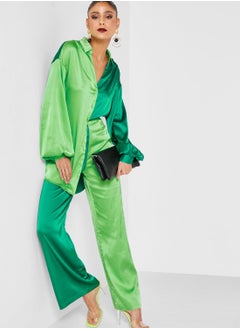 Color Block Wide Leg Pants