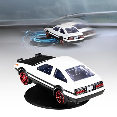 The AutoStory AE86 Mini Car Drift Dashboard Spin Ornament | Drifting Mini Car Interior Decoration Accessories | Self Adhesive Base | Drift Dashboard MiniCar Accessory | Levitating Display Stand - Image 1
