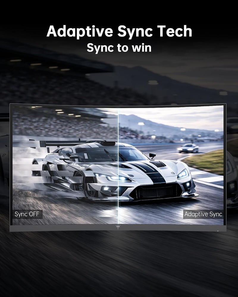 KTC 24 Inch Curved 240Hz Gaming Monitor, FHD 1500R Curved Computer Monitor 1080P, 3000:1 Contrast, Adaptive Sync, HDR, MPRT 1ms, HDMI DisplayPort, Low Blue Light, Tilt, VESA Mount, H24S17P - Image 4