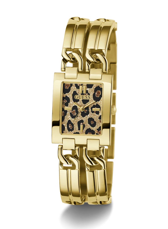 جس ساعة GUESS النسائية التناظرية باللون الذهبي - Image 2