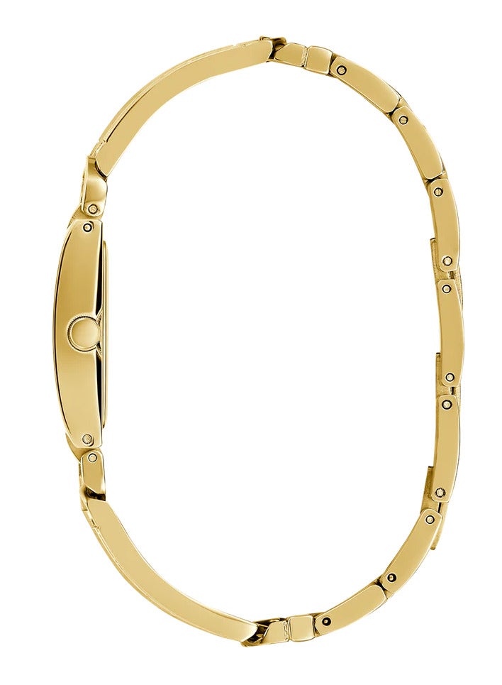 جس ساعة GUESS النسائية التناظرية باللون الذهبي - Image 4