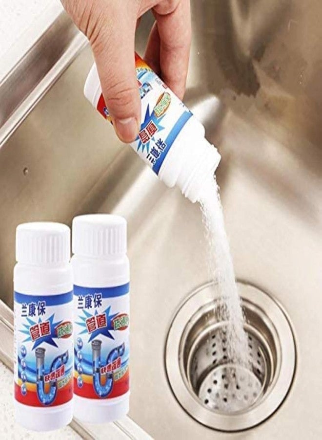 SHOPYSTAR Powerful Sink Cleaner Powder - Removes Drainage Blocks, Hair, and Residue - Ideal for Home, Bathroom, Toilet Pipes - Effective Pipe Cleaning And Unblocker Solution (Pack Of 2) - Image 2