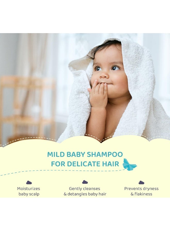 CITTA Gentle Tear-free Foaming Baby Shampoo for new born | For delicate scalp | Natural Baby Shampoo For Kids with Coconut Oil, Olive Oil and Oats | Promote hair growth | 150 ml - Image 2
