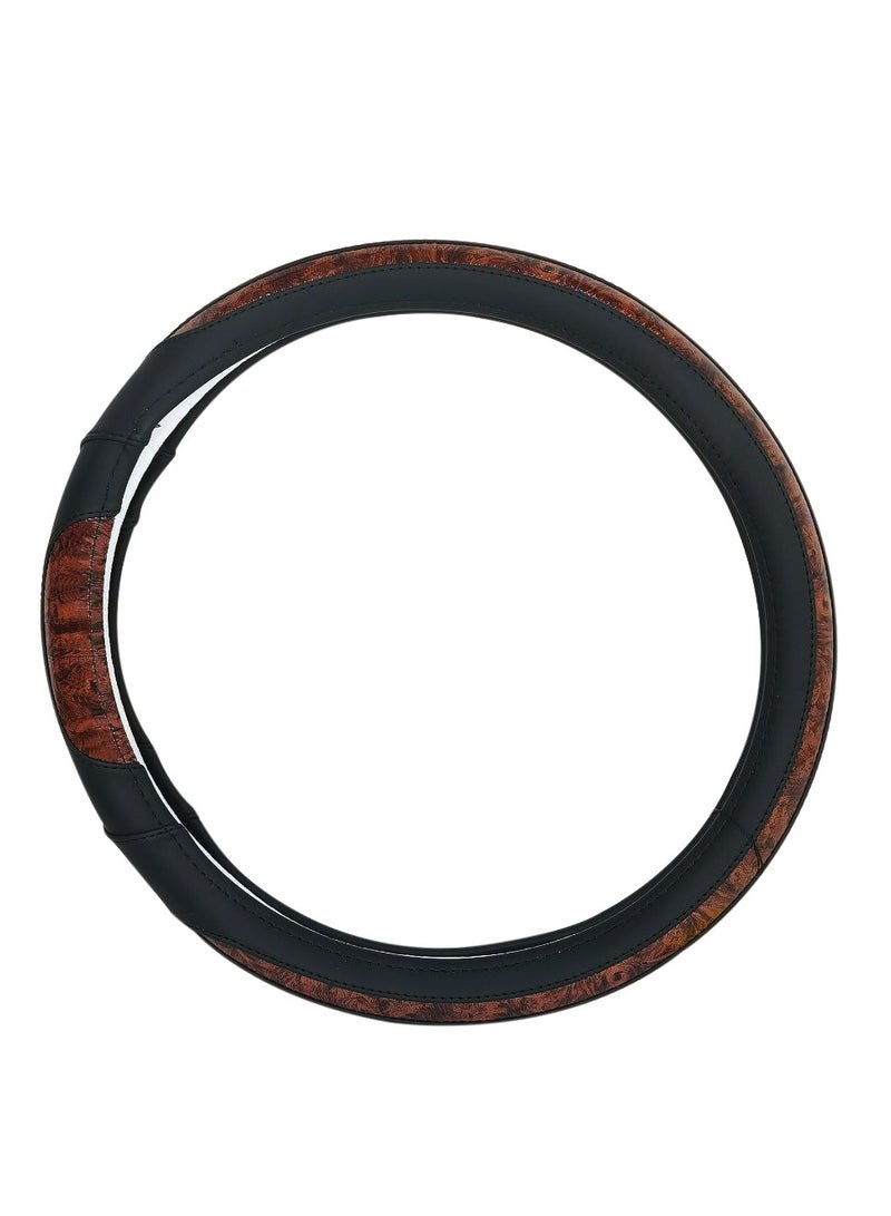 3XR Car Steering Cover Good Grip Dual Tone Steering Wheel Cover Decoration For Universal Cars 3XR-H3144 - Image 2
