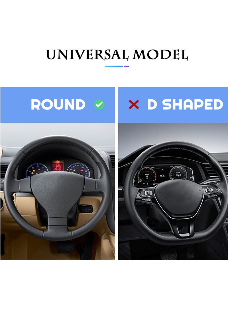 3XR Car Steering Cover Good Grip Dual Tone Steering Wheel Cover Decoration For Universal Cars 3XR-H3144 - Image 5