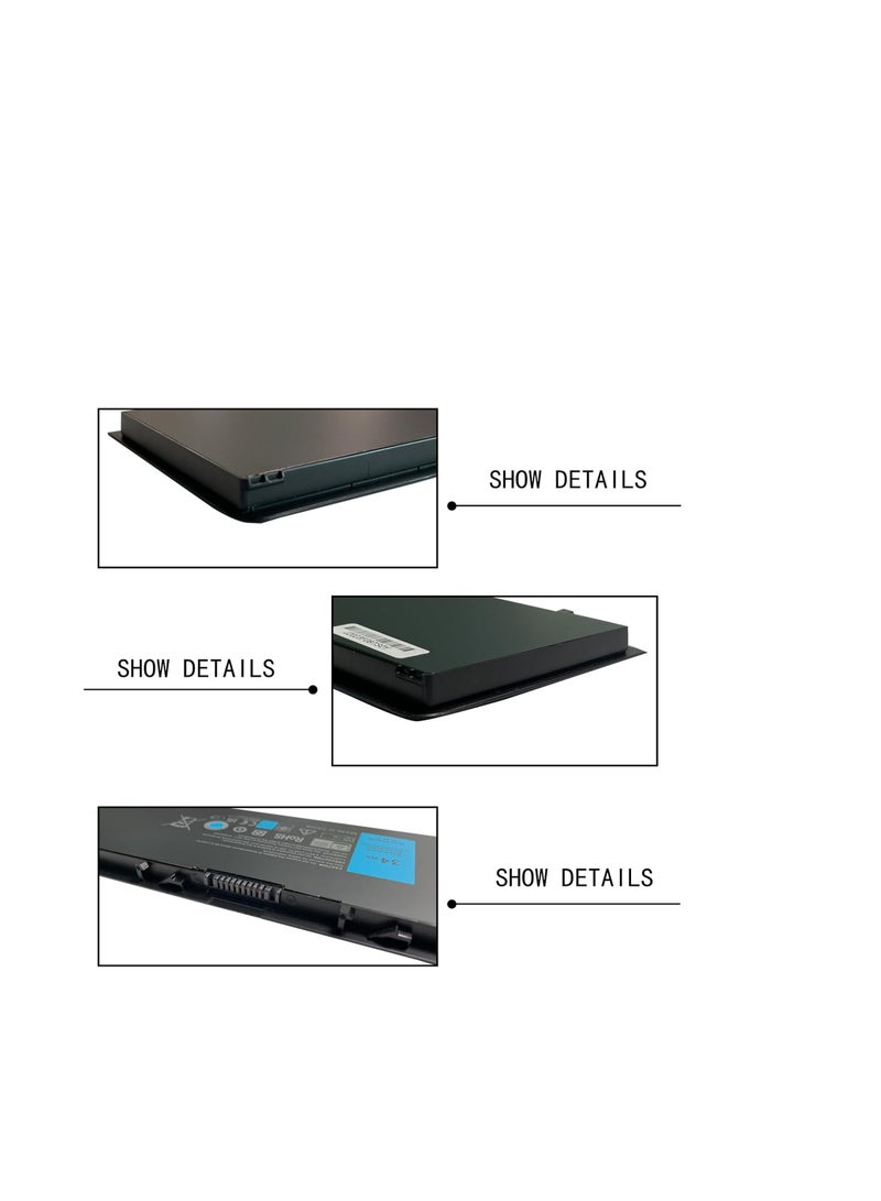 Terabyte PFXCR F38HT G0G2M T19VW 3RNFD V8XN3 34GKR HJ8KP NCVF0 451-BBFT 451-BBFV 451-BBFY Laptop Battery Replacement for Dell Latitude E7420 E7440 E7450 Ultrabook 7000 Series(11.1V 34Wh) - Image 4