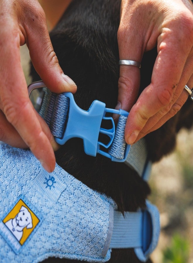 Ruffwear, Front Range Flex Dog Collar, Soft Engineered Knit for Everyday Walks, Lightweight Adjustable with Aluminum V-Ring, Integrated ID Tag Silencer, Quick Release Buckle, Rose Violet, 20"-26" - Image 4