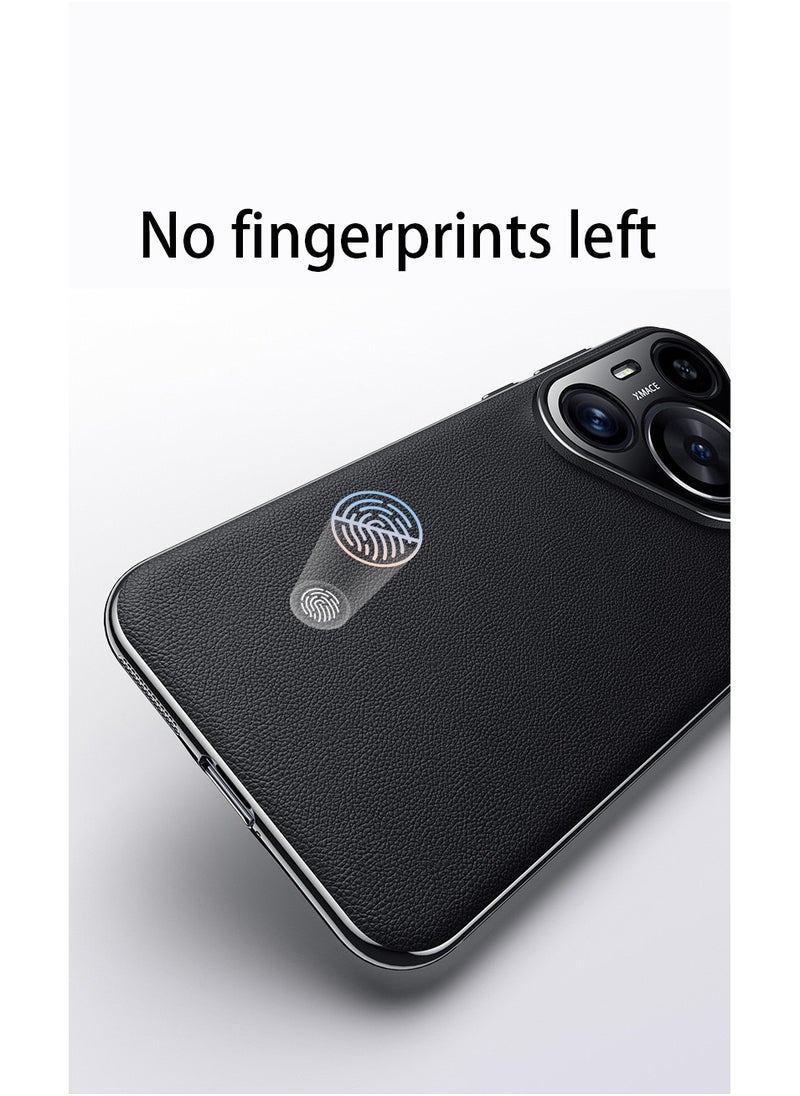 Huawei Pura 70 Ultra Electroplated Leather All-wrap Lens Ultra-Thin Fall Protection Case