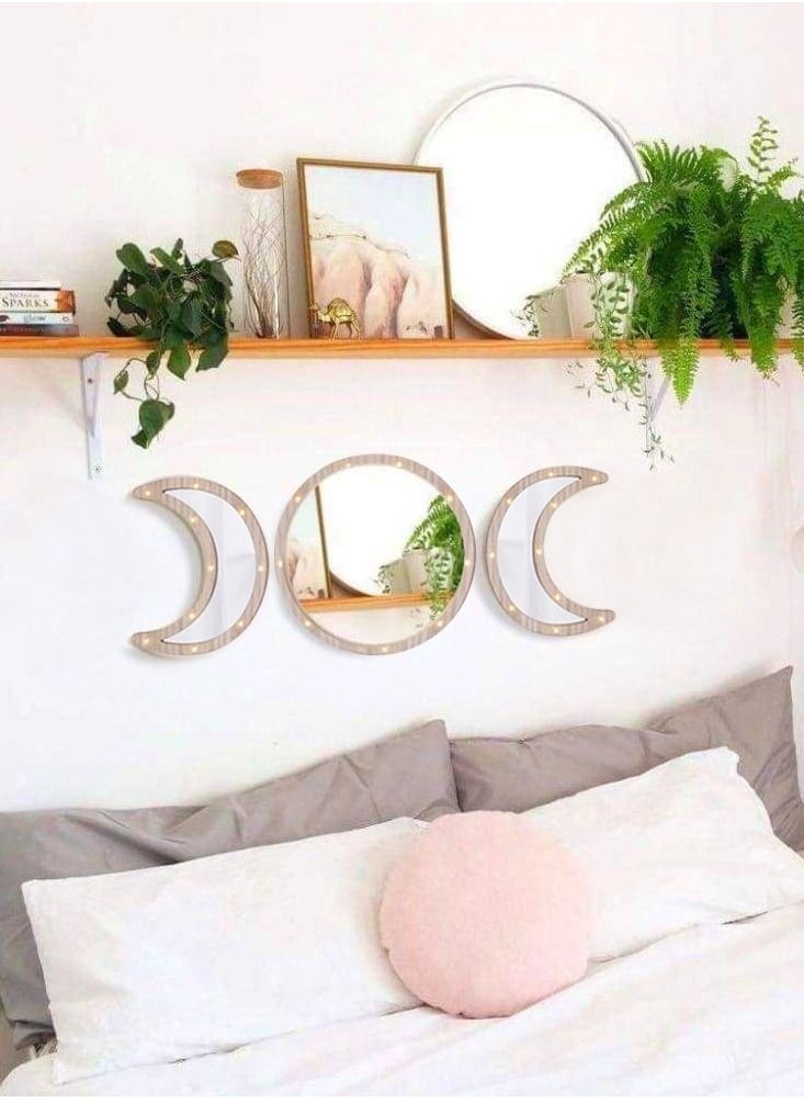 Wooden Crescent Moon Ramadan Decorative Mirror with LED Lights 30x22cm - pzsku/ZD6B0620CE8FBDE97FDB4Z/45/_/1647076240/c18bf344-11f9-4ccb-bcc2-63cdafdd7387