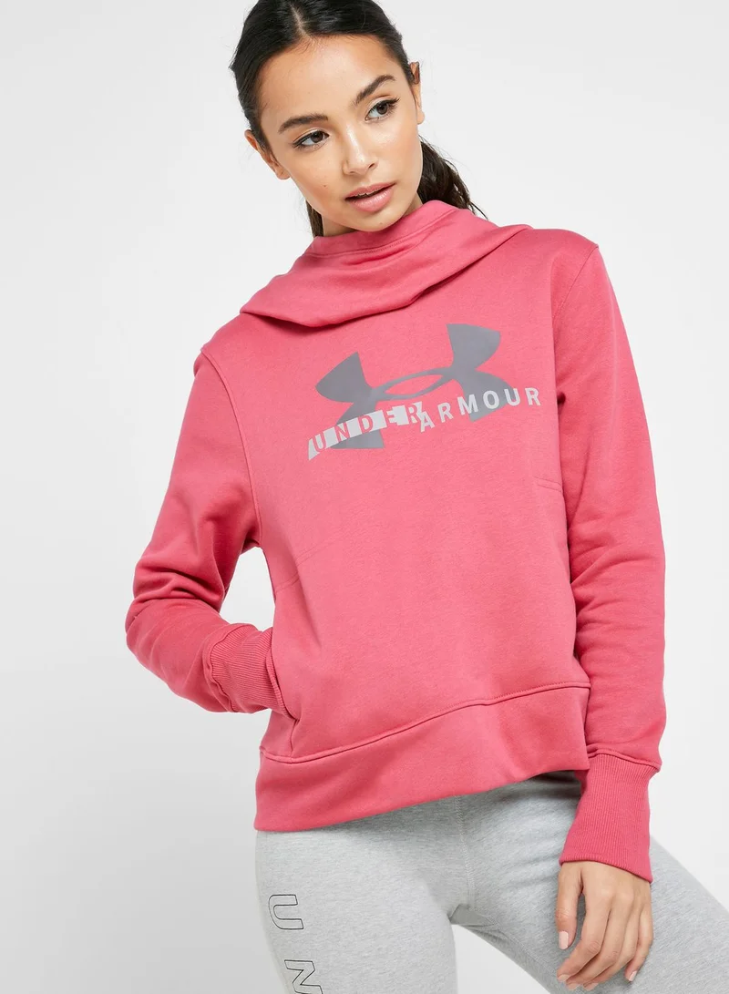 UNDER ARMOUR Sportstyle Fleece Logo Hoodie